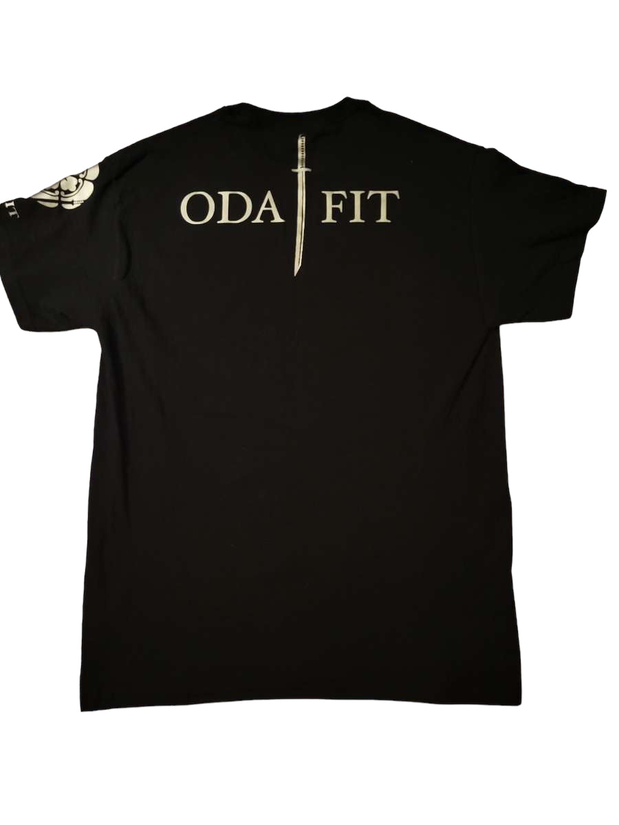 ODA FIT JAPANESE COLLECTION T-SHIRT BLACK/SILVER