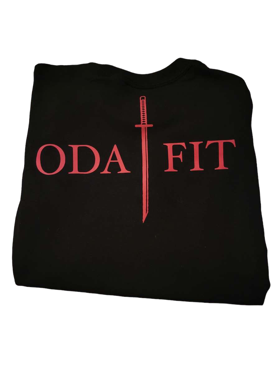 ODA FIT JAPANESE COLLECTION T-SHIRT BLACK/PINK