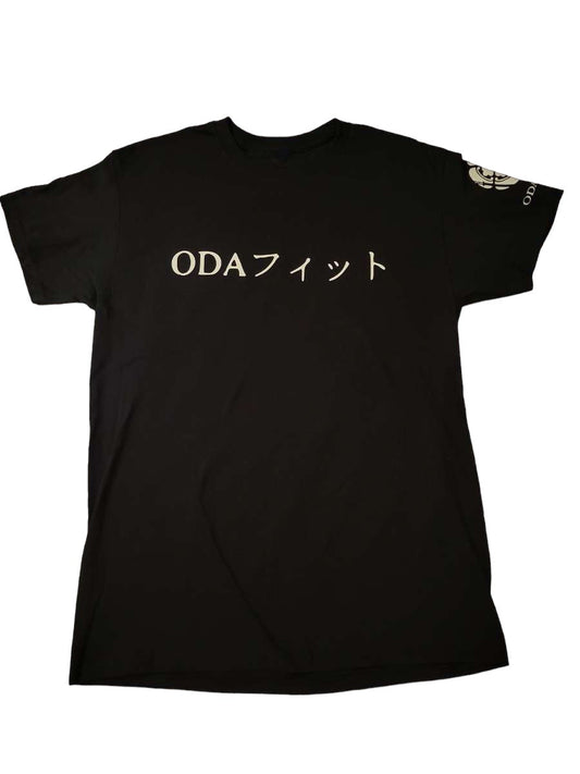 ODA FIT JAPANESE COLLECTION T-SHIRT BLACK/WHITE