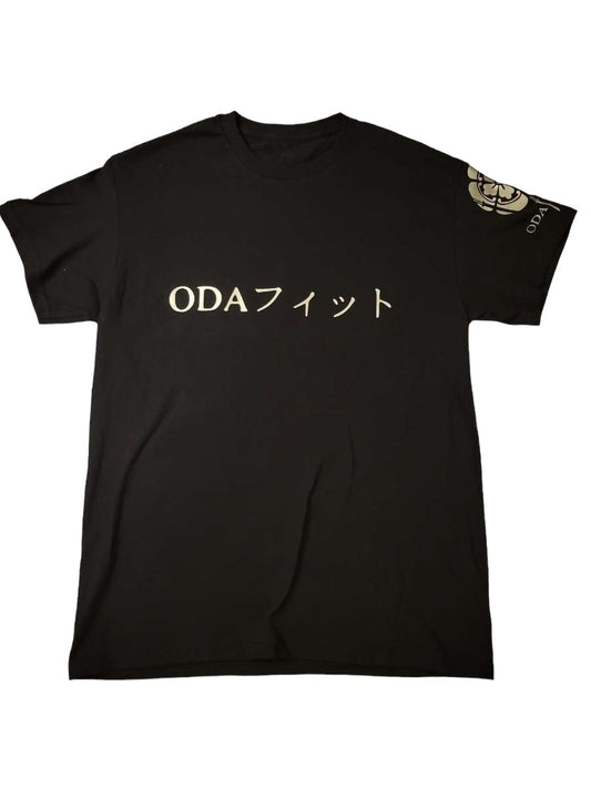 ODA FIT JAPANESE COLLECTION T-SHIRT BLACK/SILVER
